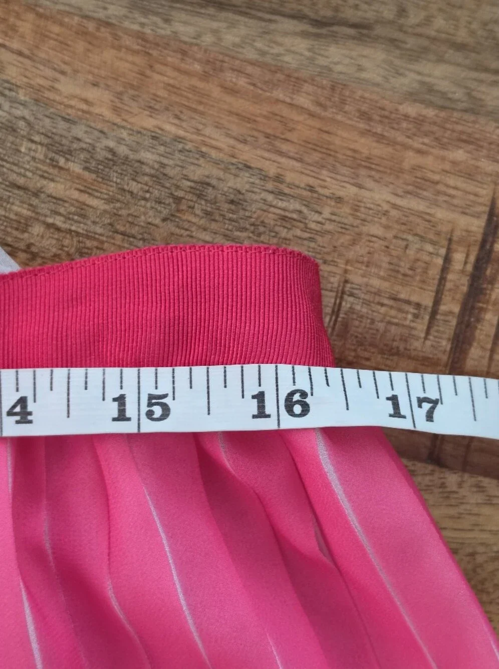 J. Crew Pink and White Pleated Skirt Size 12